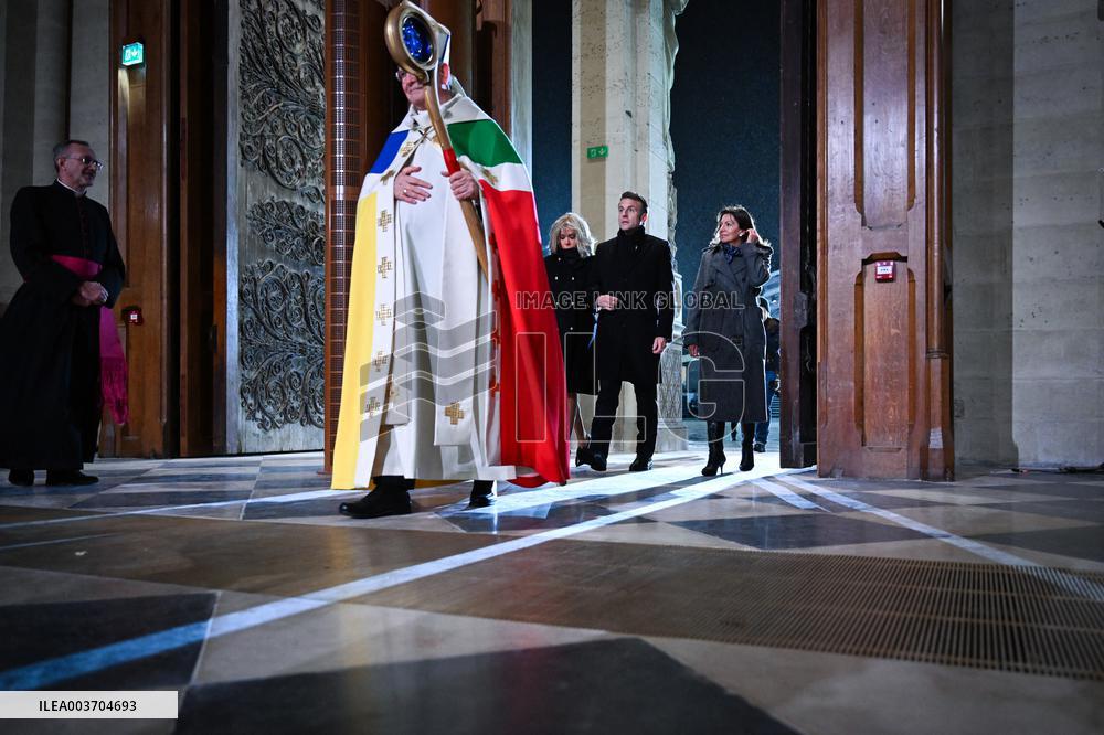 Official Reopening of Notre-Dame de Paris - Inside