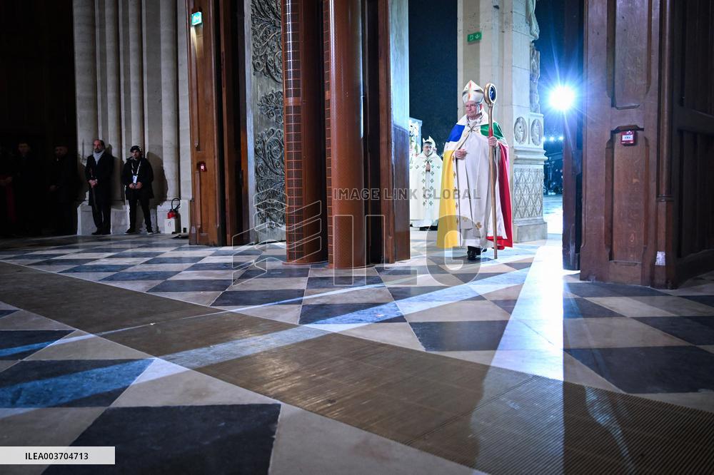 Official Reopening of Notre-Dame de Paris - Inside