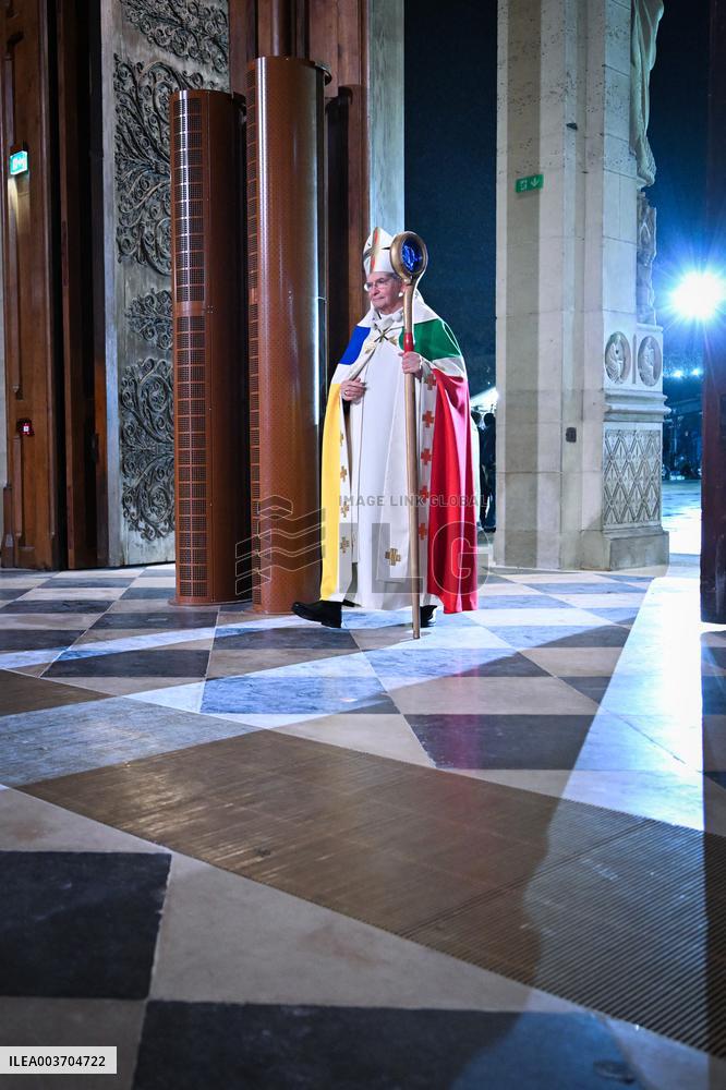 Official Reopening of Notre-Dame de Paris - Inside