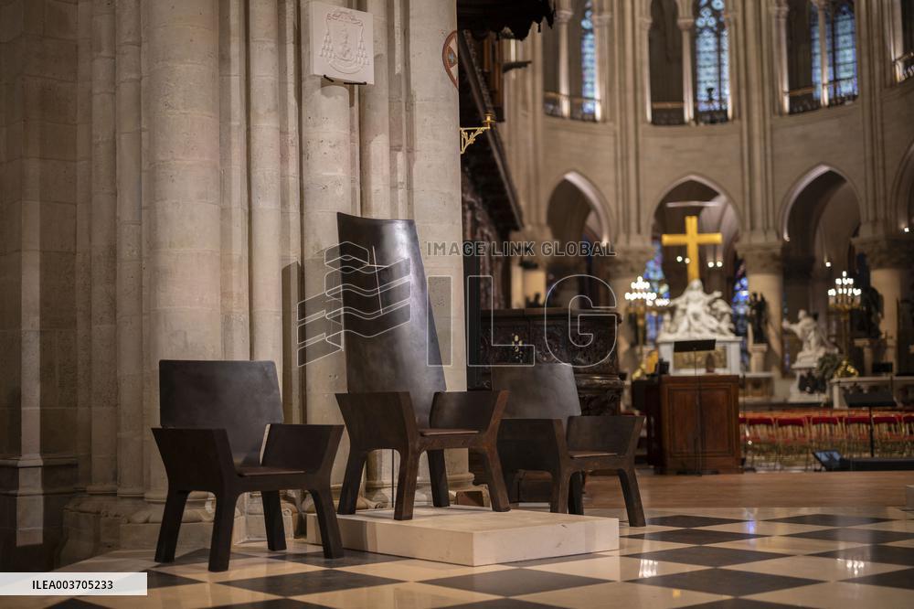 First Mass For The Public Notre-Dame Cathedral - Paris