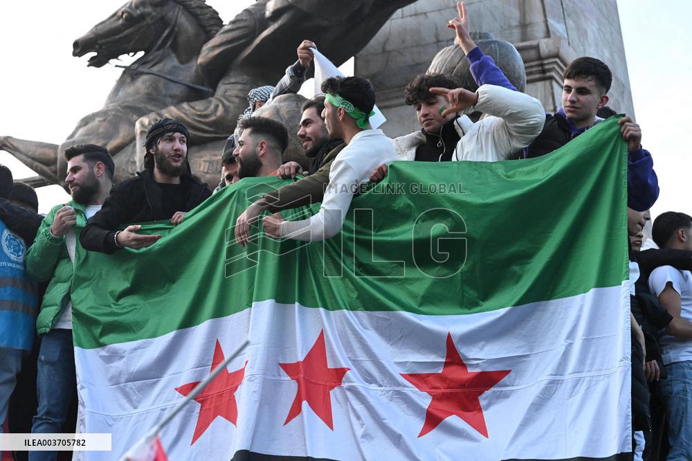 Syrians In Istanbul Celebrate Fall Of Assad Regime