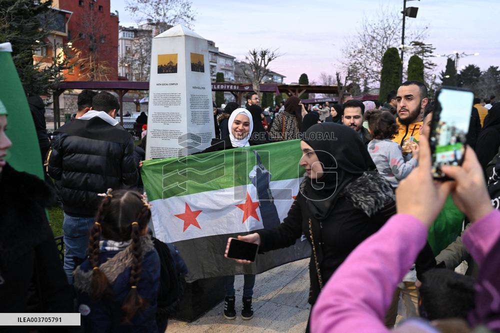 Syrians In Istanbul Celebrate Fall Of Assad Regime