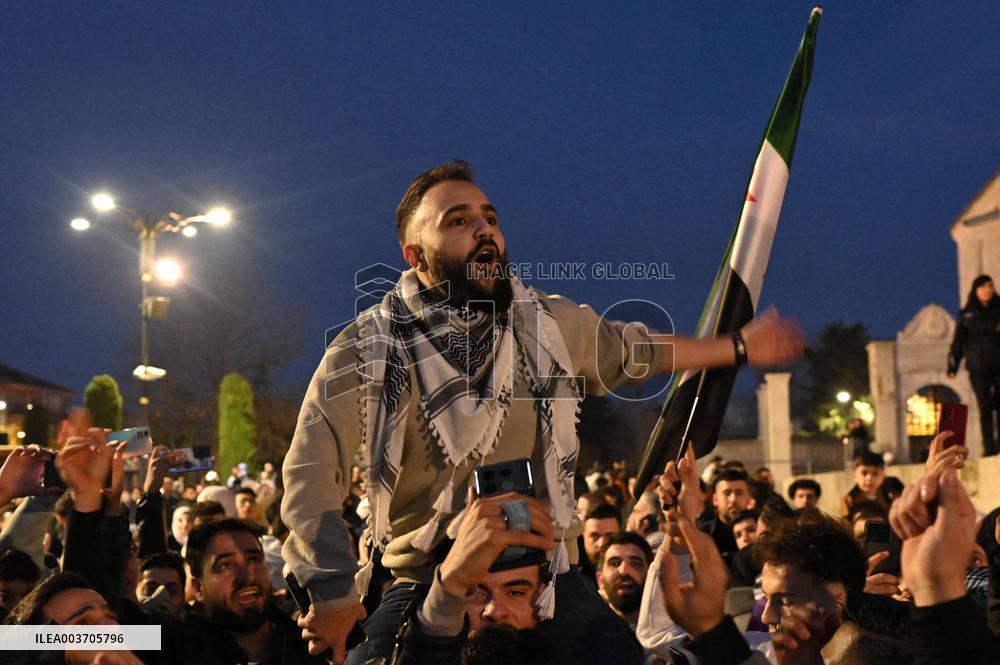 Syrians In Istanbul Celebrate Fall Of Assad Regime