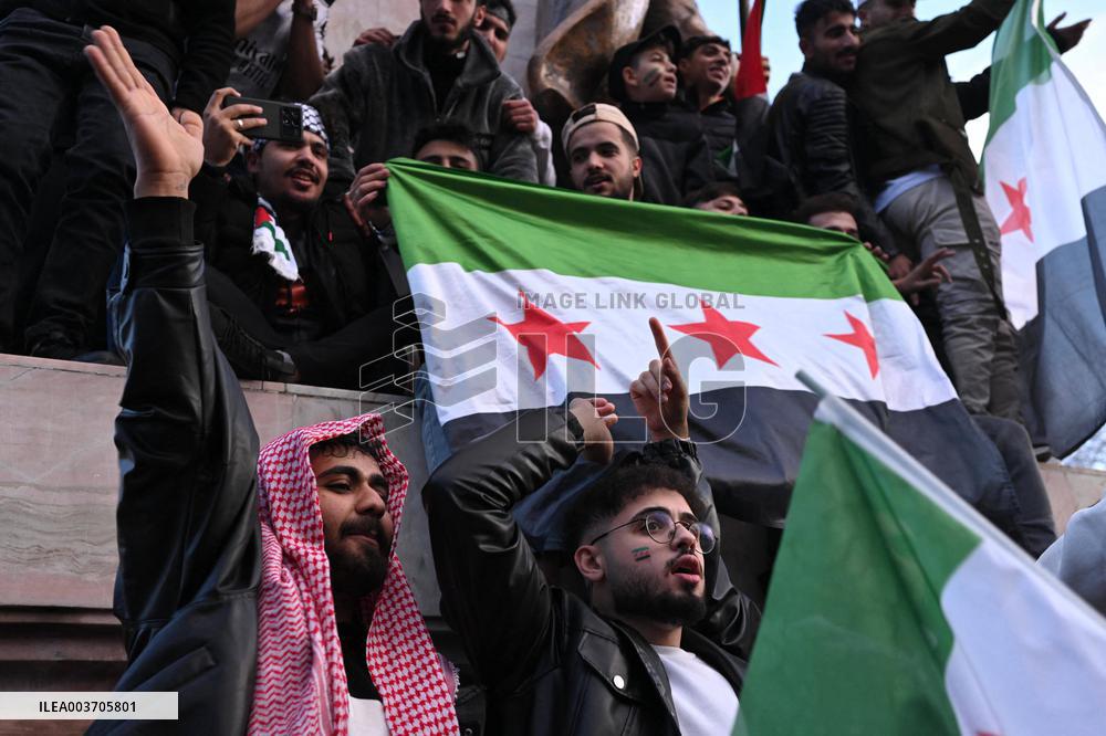 Syrians In Istanbul Celebrate Fall Of Assad Regime