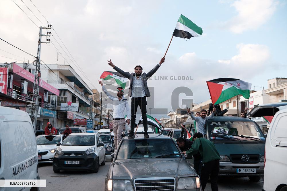Syrian Opposition Celebrate The End Of Assad Regime - Lebanon