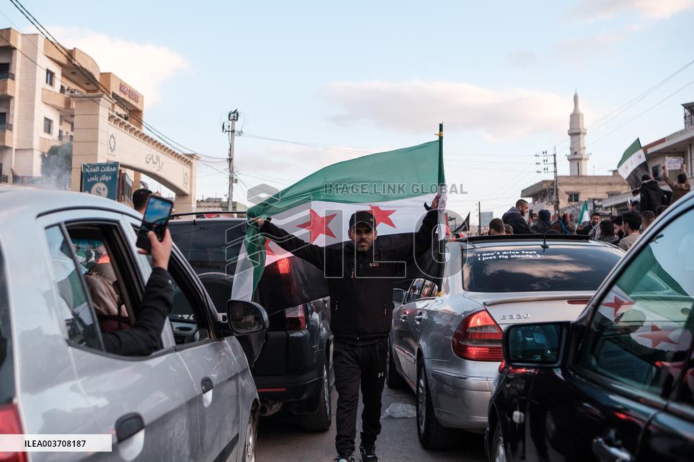 Syrian Opposition Celebrate The End Of Assad Regime - Lebanon