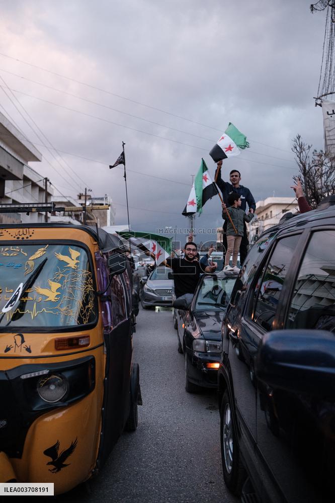 Syrian Opposition Celebrate The End Of Assad Regime - Lebanon