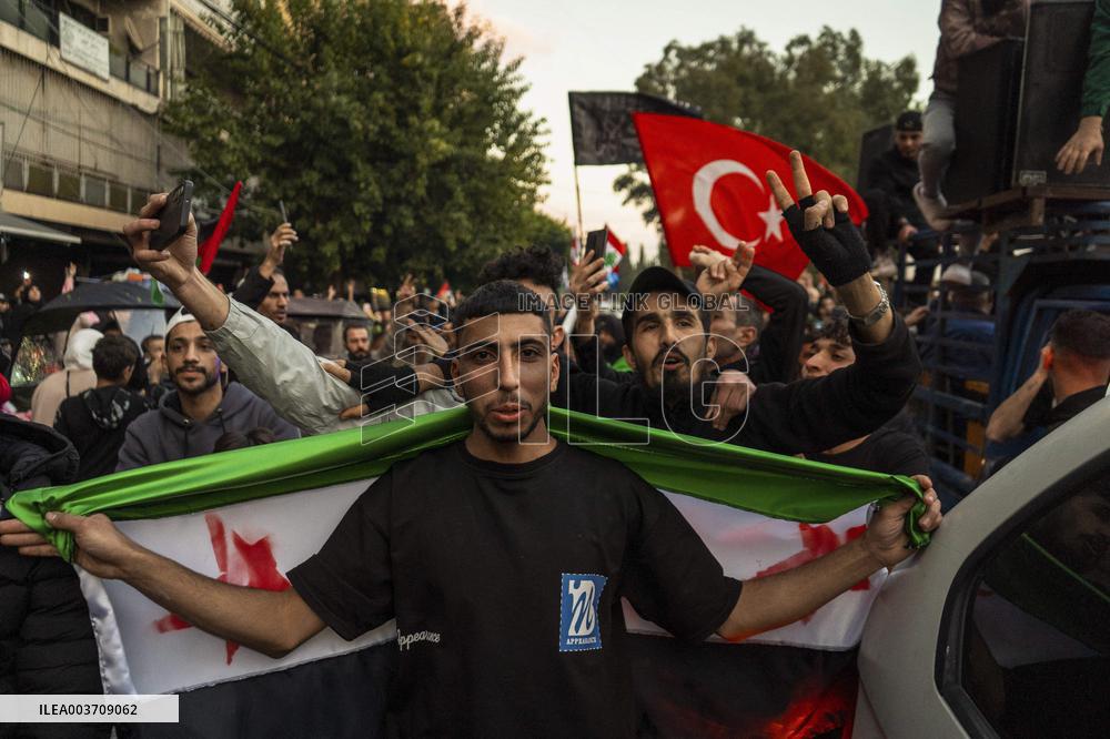 Syrian Opposition Celebrate The End Of Assad Regime - Lebanon