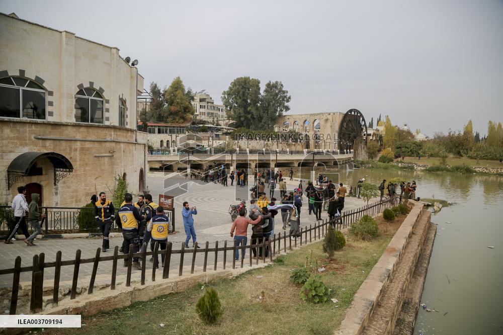 Rebels Take Hama Once An Assad Stronghold - Syria