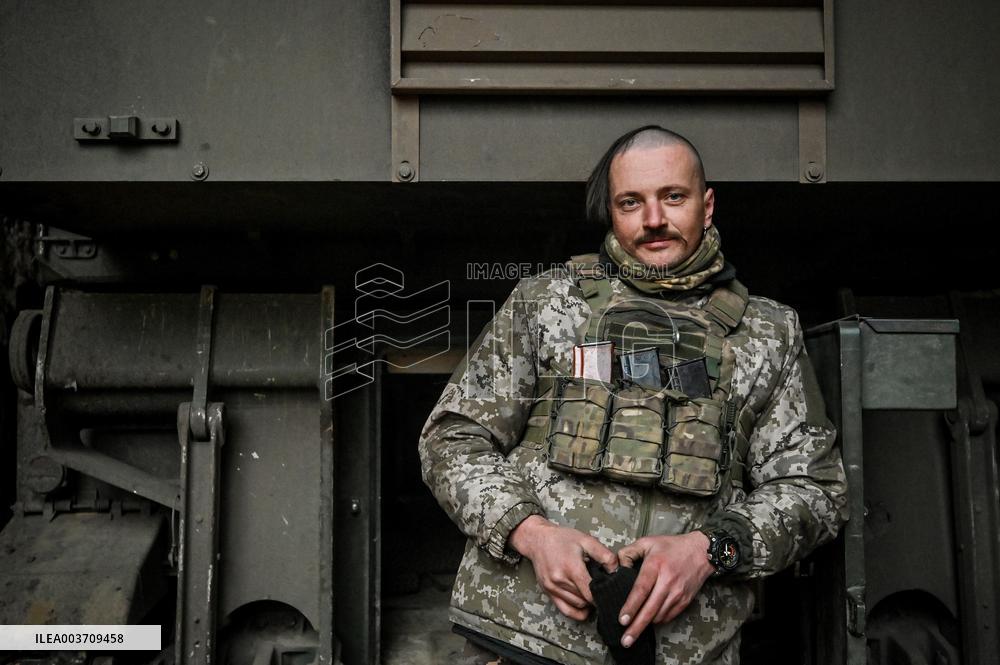 Self-propelled artillery crew of Ukraines 118th Mechanized Brigade in Zaporizhzhia direction