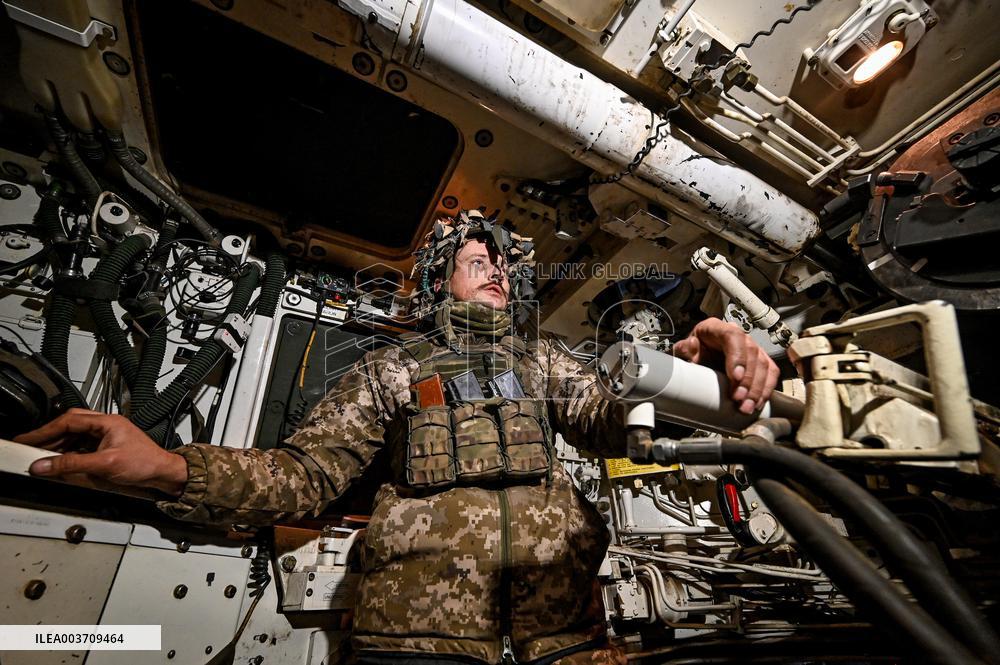 Self-propelled artillery crew of Ukraines 118th Mechanized Brigade in Zaporizhzhia direction