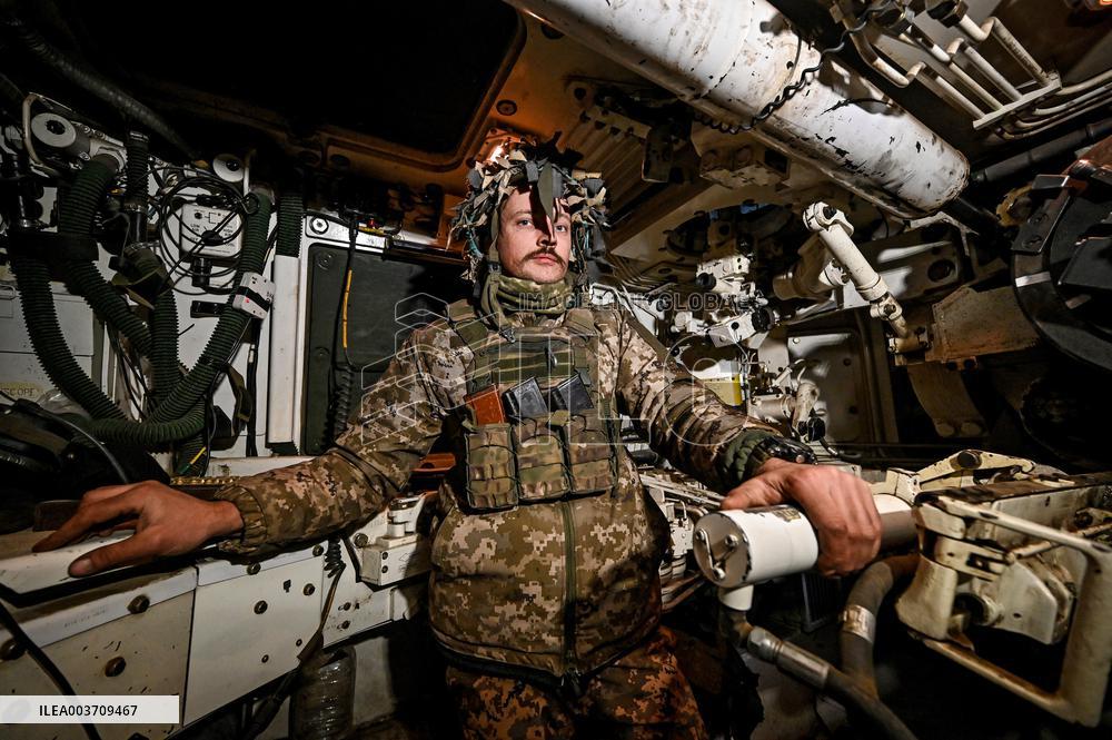 Self-propelled artillery crew of Ukraines 118th Mechanized Brigade in Zaporizhzhia direction