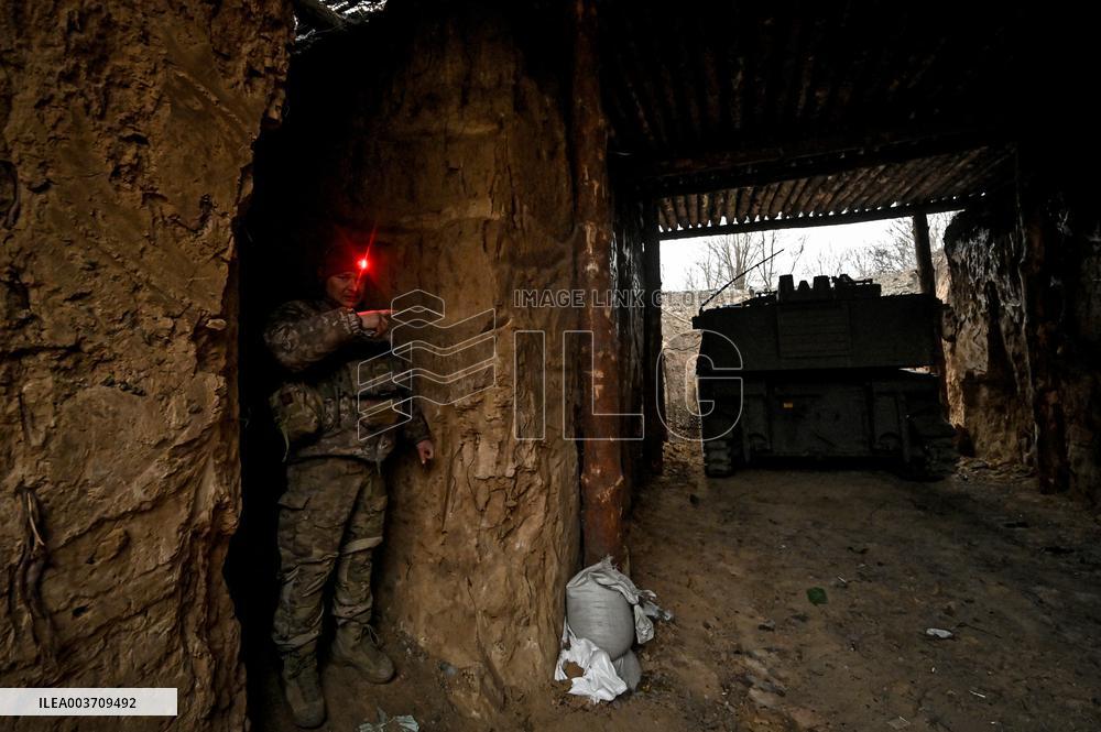 Self-propelled artillery crew of Ukraines 118th Mechanized Brigade in Zaporizhzhia direction