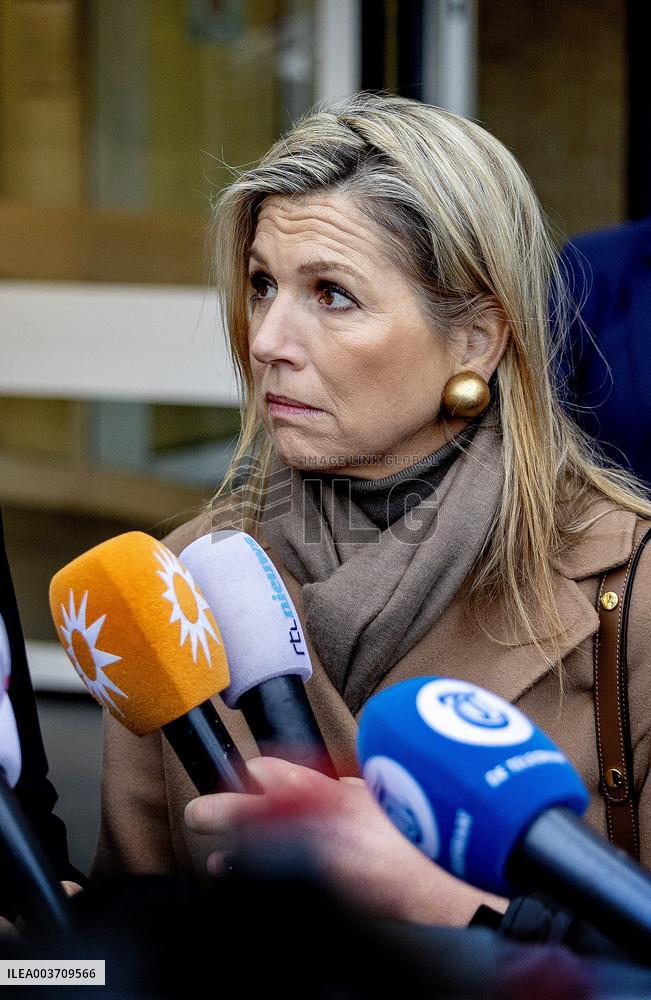 Royals After Visiting The Disaster Site On The Tarwekamp - The Hague