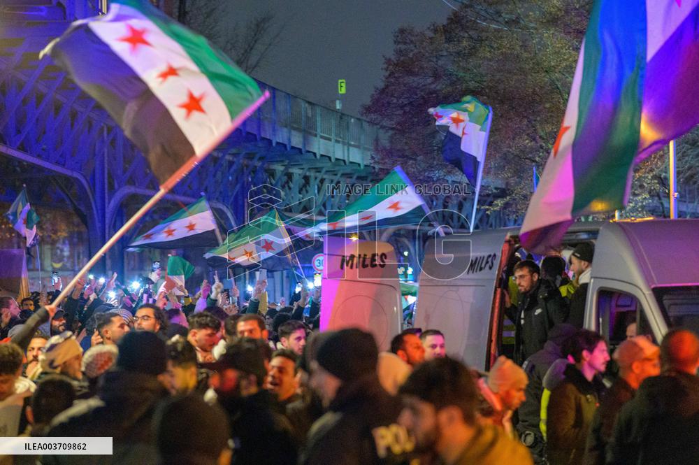 Syrian Opposition Celebrate The End Of Assad Regime - Berlin