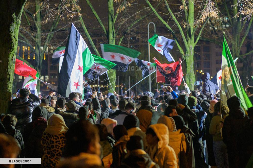 Syrian Opposition Celebrate The End Of Assad Regime - Berlin
