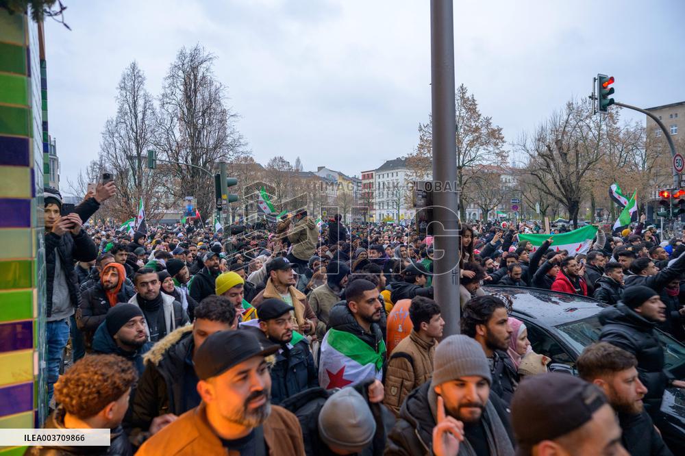 Syrian Opposition Celebrate The End Of Assad Regime - Berlin