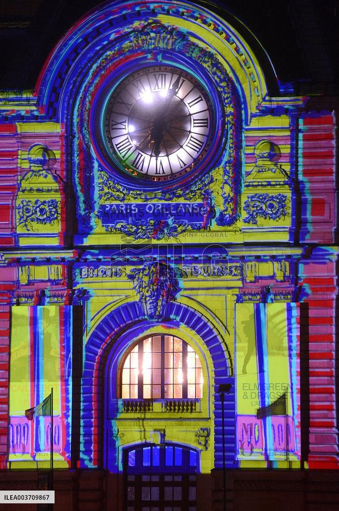 Illumination of The Orsay Museum Facade - Paris