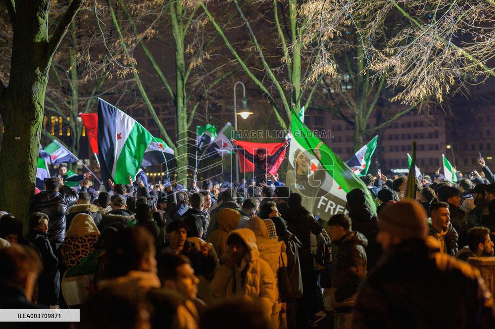 Syrian Opposition Celebrate The End Of Assad Regime - Berlin