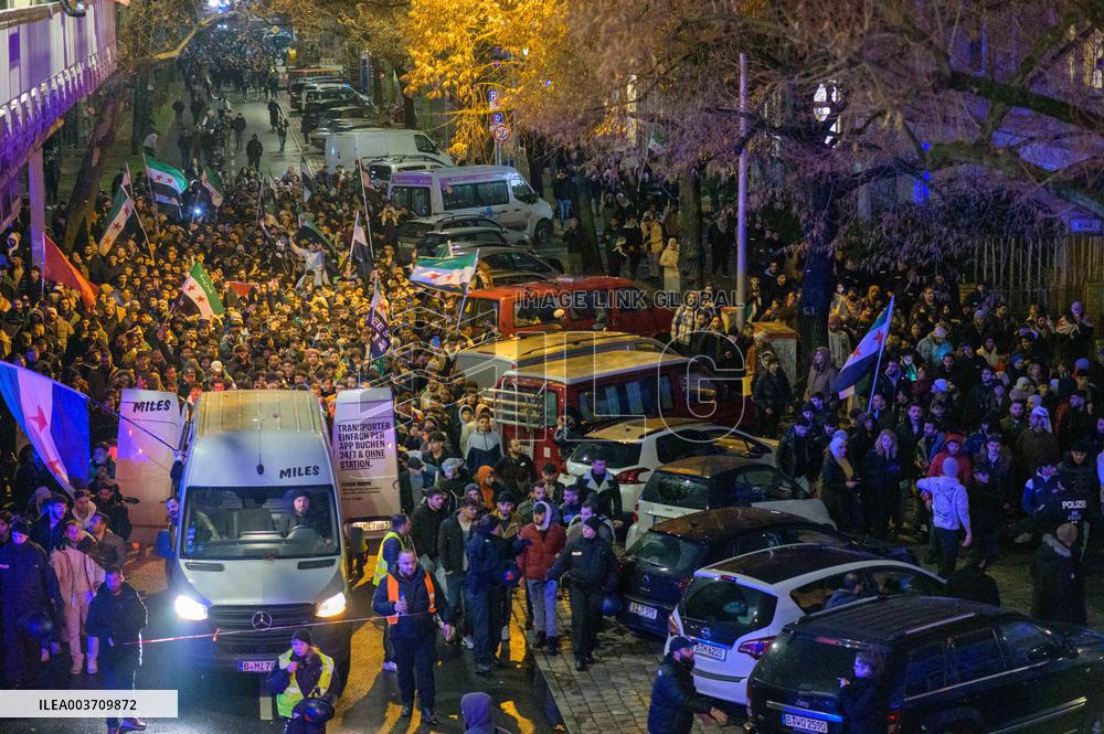Syrian Opposition Celebrate The End Of Assad Regime - Berlin