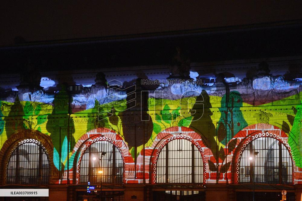 Illumination of The Orsay Museum Facade - Paris