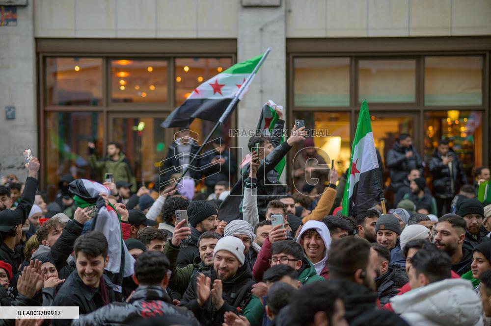 Syrian Opposition Celebrate The End Of Assad Regime - Berlin