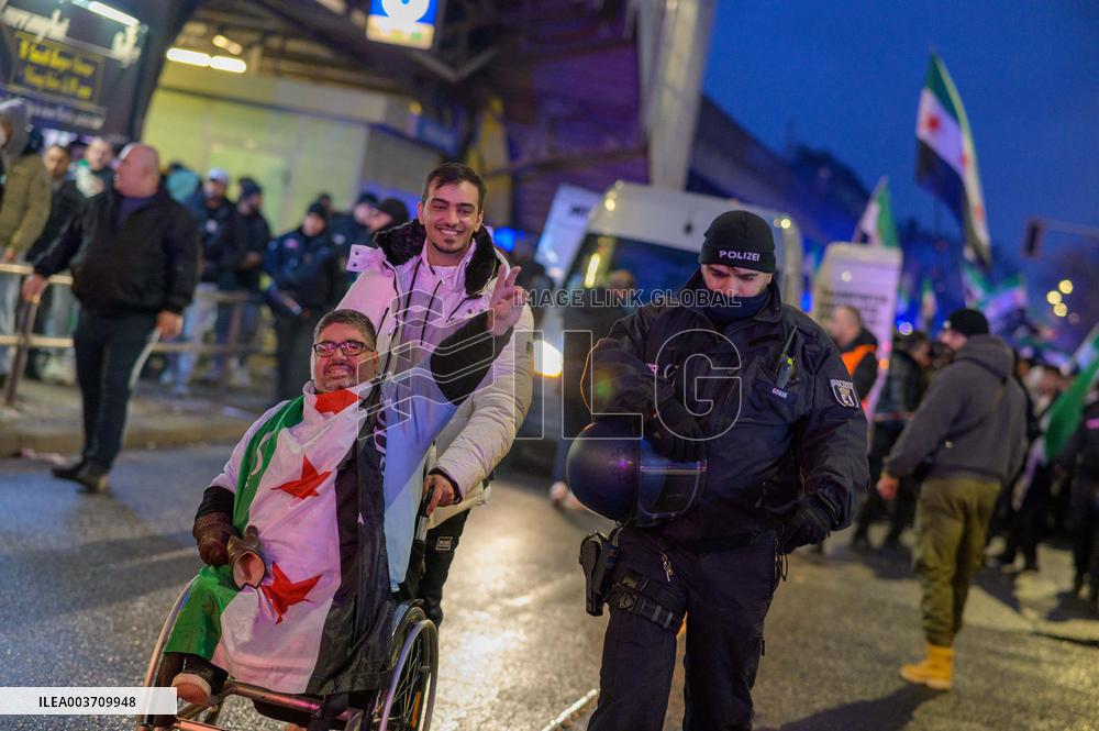 Syrian Opposition Celebrate The End Of Assad Regime - Berlin