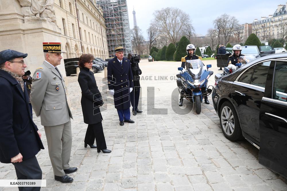 Rachida Dati Meets Guinea-Bissau's President - Paris