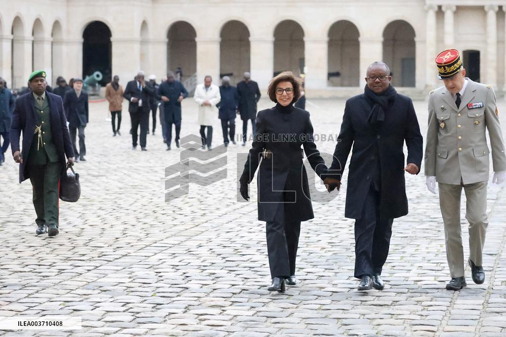 Rachida Dati Meets Guinea-Bissau's President - Paris