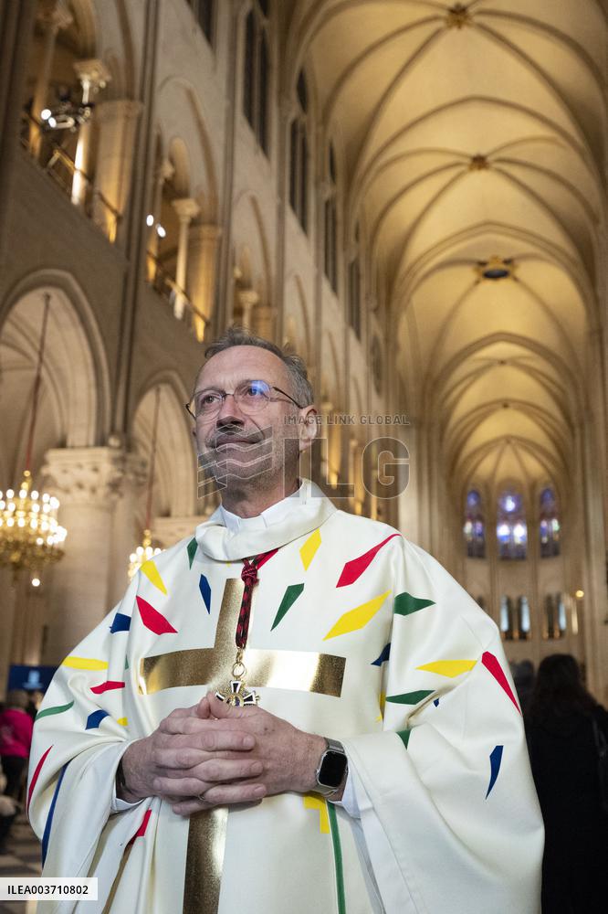 First Mass For The Public Notre-Dame Cathedral - Paris