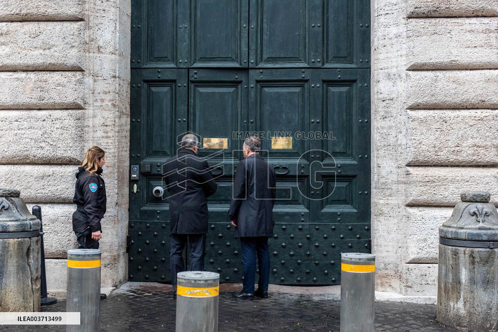 The French Embassy Facade inauguration - Rome