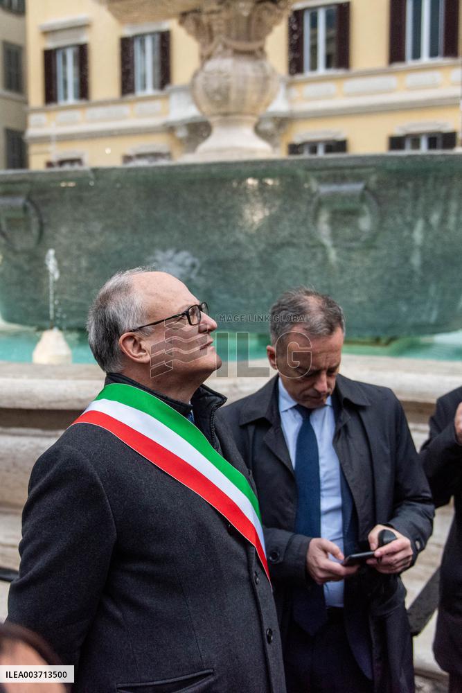 The French Embassy Facade inauguration - Rome