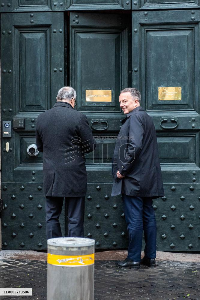 The French Embassy Facade inauguration - Rome