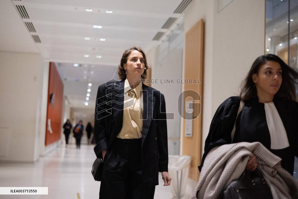 Day 2 of the Trial of Christophe Ruggia accused of sexually assaulting Adele Haenel - Paris