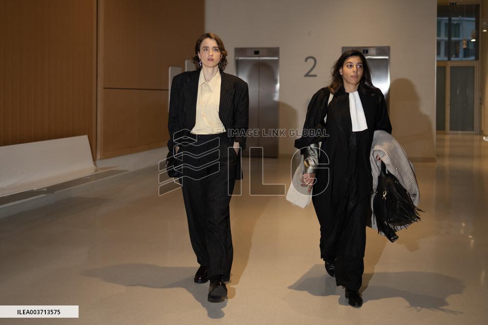 Day 2 of the Trial of Christophe Ruggia accused of sexually assaulting Adele Haenel - Paris