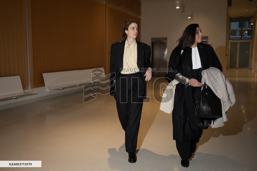 Day 2 of the Trial of Christophe Ruggia accused of sexually assaulting Adele Haenel - Paris