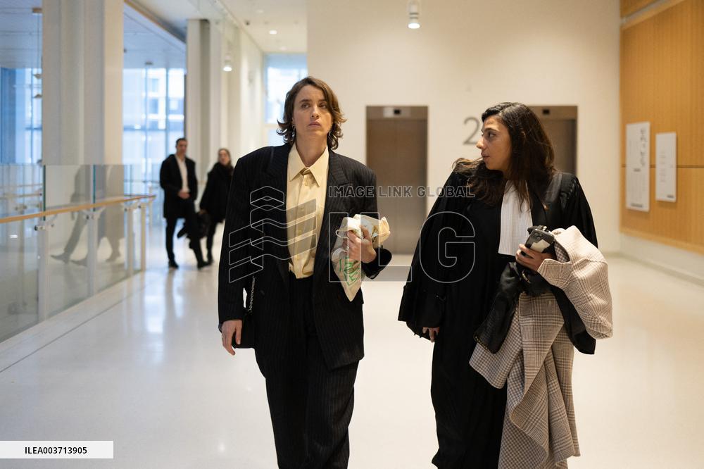 Day 2 of the Trial of Christophe Ruggia accused of sexually assaulting Adele Haenel - Paris