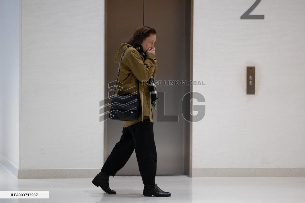 Day 2 of the Trial of Christophe Ruggia accused of sexually assaulting Adele Haenel - Paris