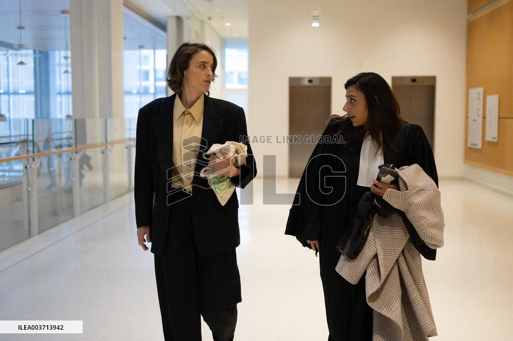 Day 2 of the Trial of Christophe Ruggia accused of sexually assaulting Adele Haenel - Paris