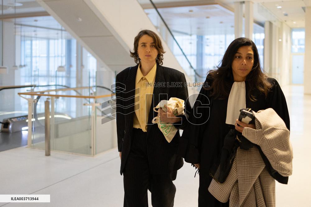 Day 2 of the Trial of Christophe Ruggia accused of sexually assaulting Adele Haenel - Paris