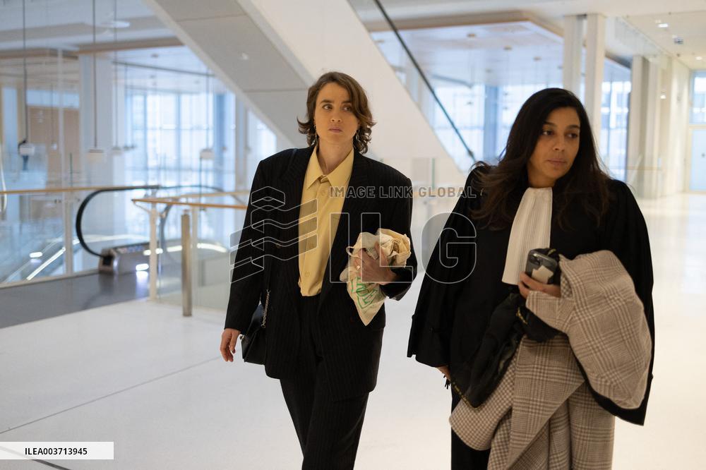 Day 2 of the Trial of Christophe Ruggia accused of sexually assaulting Adele Haenel - Paris