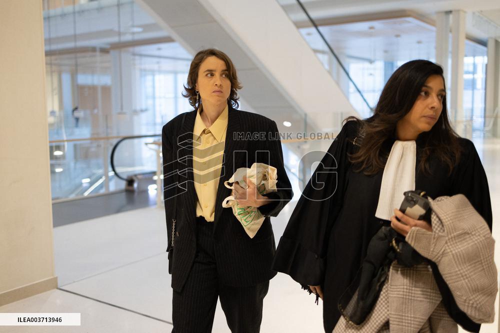 Day 2 of the Trial of Christophe Ruggia accused of sexually assaulting Adele Haenel - Paris