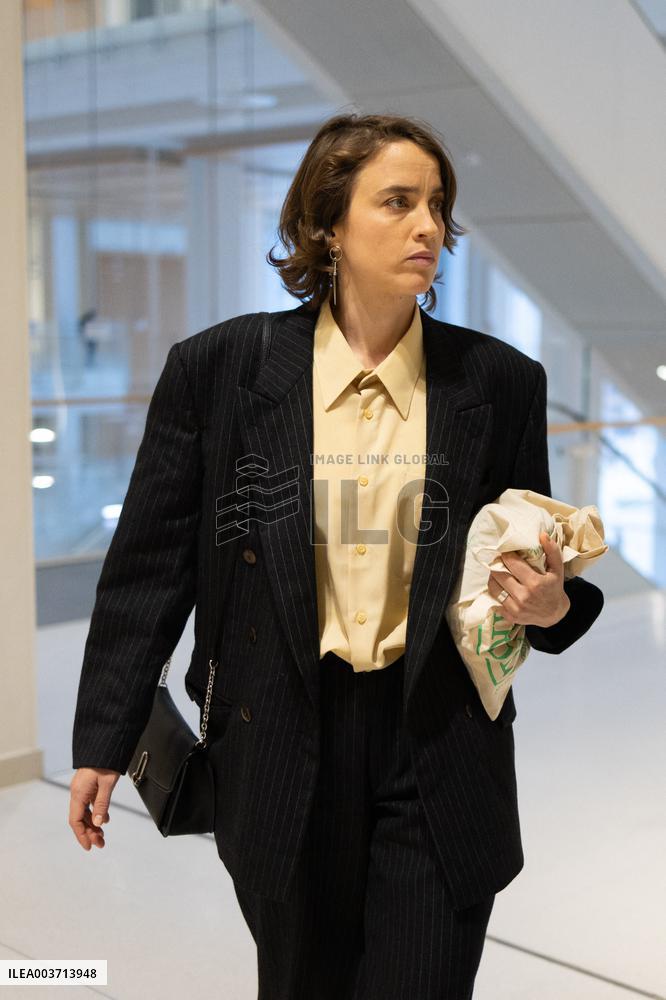 Day 2 of the Trial of Christophe Ruggia accused of sexually assaulting Adele Haenel - Paris