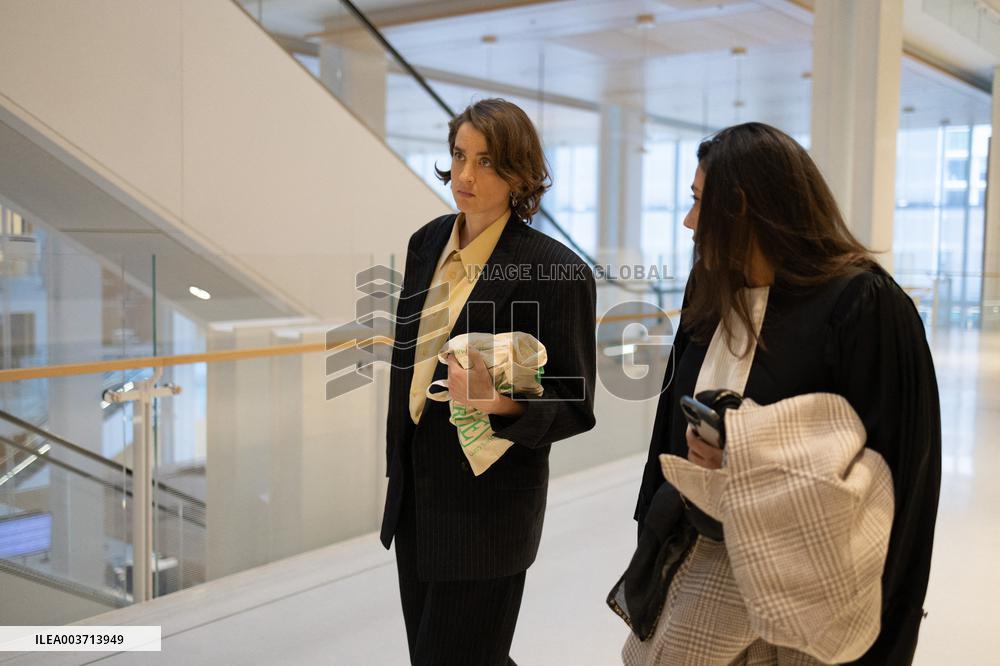 Day 2 of the Trial of Christophe Ruggia accused of sexually assaulting Adele Haenel - Paris