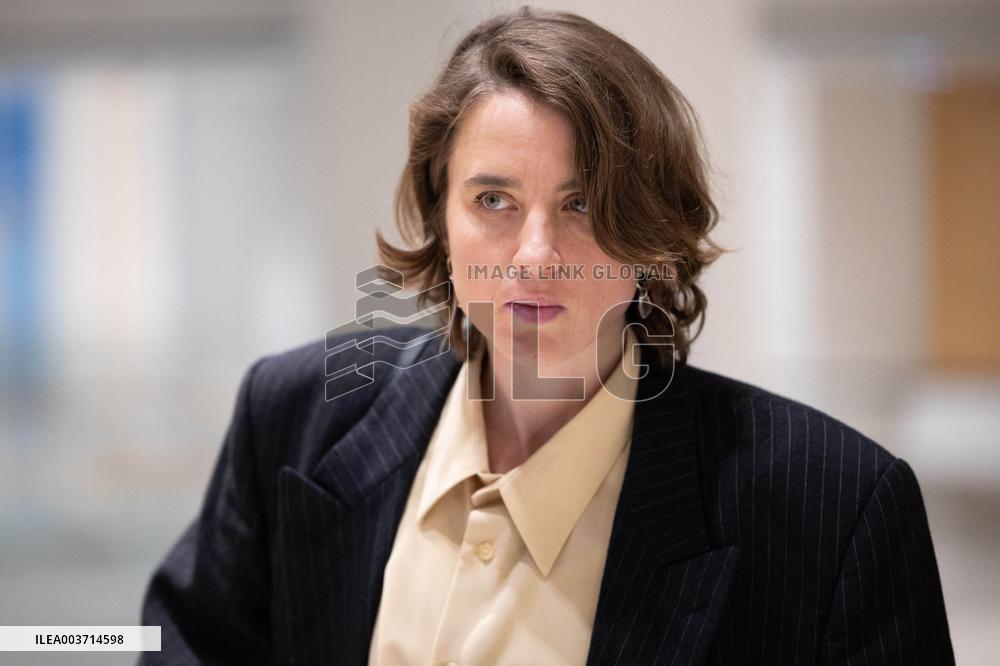 Day 2 of the Trial of Christophe Ruggia accused of sexually assaulting Adele Haenel - Paris