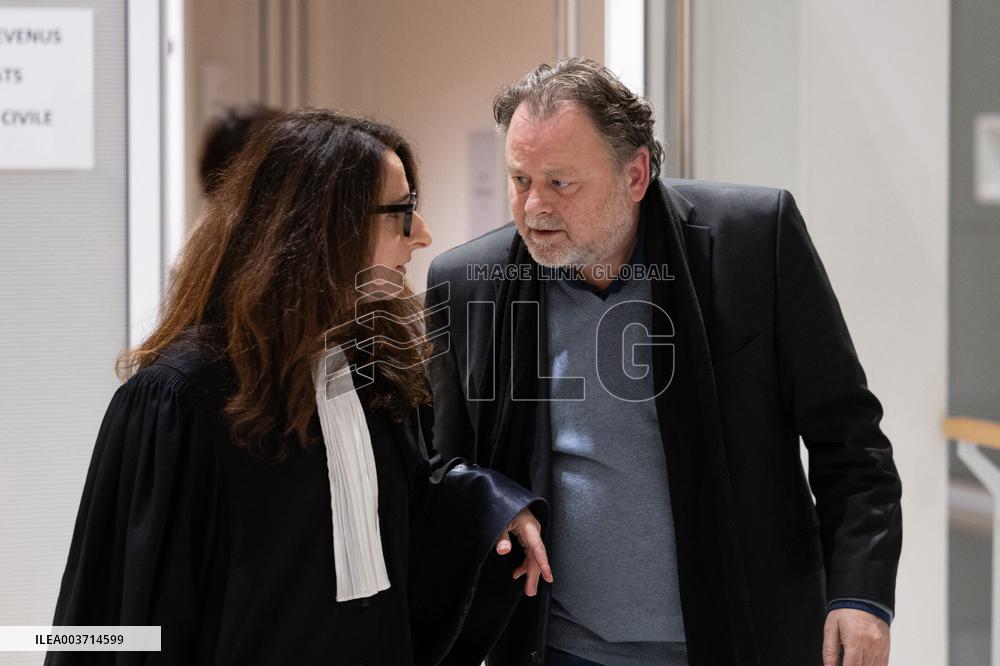 Day 2 of the Trial of Christophe Ruggia accused of sexually assaulting Adele Haenel - Paris