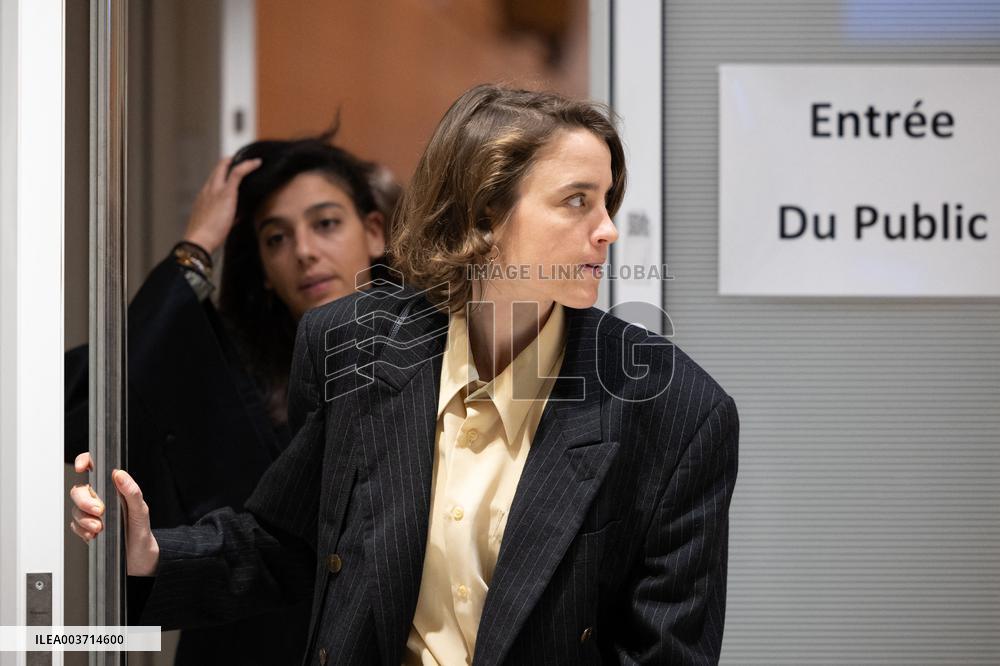 Day 2 of the Trial of Christophe Ruggia accused of sexually assaulting Adele Haenel - Paris