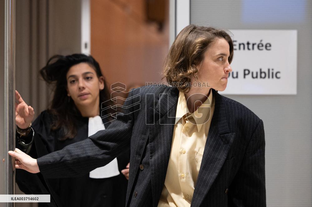 Day 2 of the Trial of Christophe Ruggia accused of sexually assaulting Adele Haenel - Paris