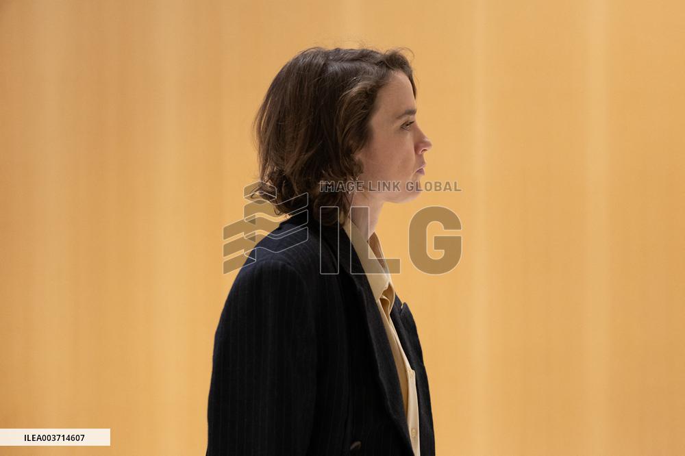 Day 2 of the Trial of Christophe Ruggia accused of sexually assaulting Adele Haenel - Paris