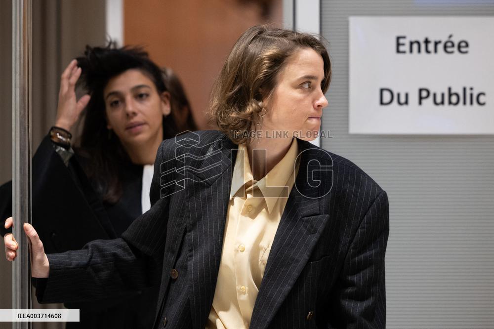 Day 2 of the Trial of Christophe Ruggia accused of sexually assaulting Adele Haenel - Paris